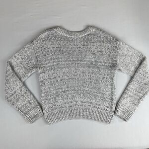 PINK VICTORIA'S SECRET V-Back/Neck Long Sleeve Crew Sweater Women's XS Gray